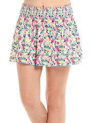 Flower Frenzy Smocked Skirt (Girls)