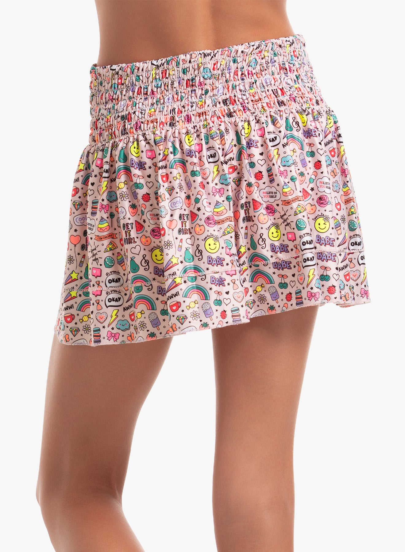Get It Girl Smocked Skirt (Girls)
