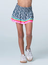 Tennis Hippy Smocked Skirt