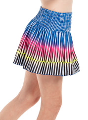 Neon Lights Smocked Skirt (Girls)