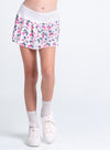 Wing Shot Pleated Skirt- Girls