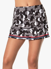 Long Sideline Scallop Skirt