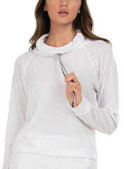High Neck Pullover Long Sleeve