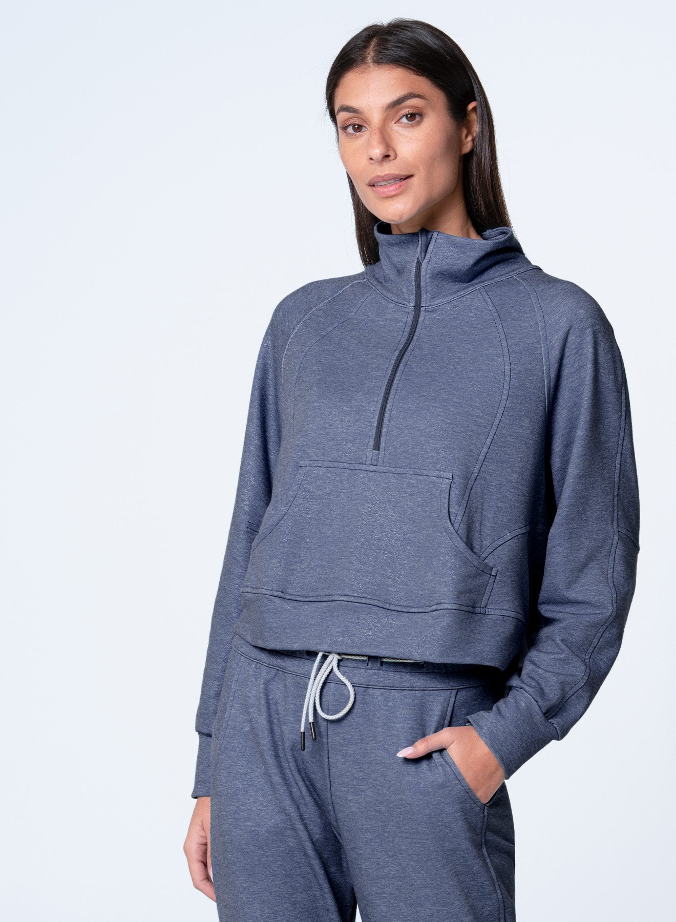 Renew 1/4 Zip Heather Long Sleeve – Lucky in Love