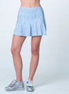 Linen Stripe Skort