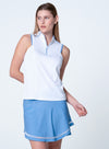 Mandarin Collar Sleeveless