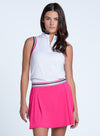 Double Classic Mock Neck Tank