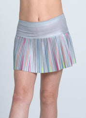 Starburst Pleated Skirt