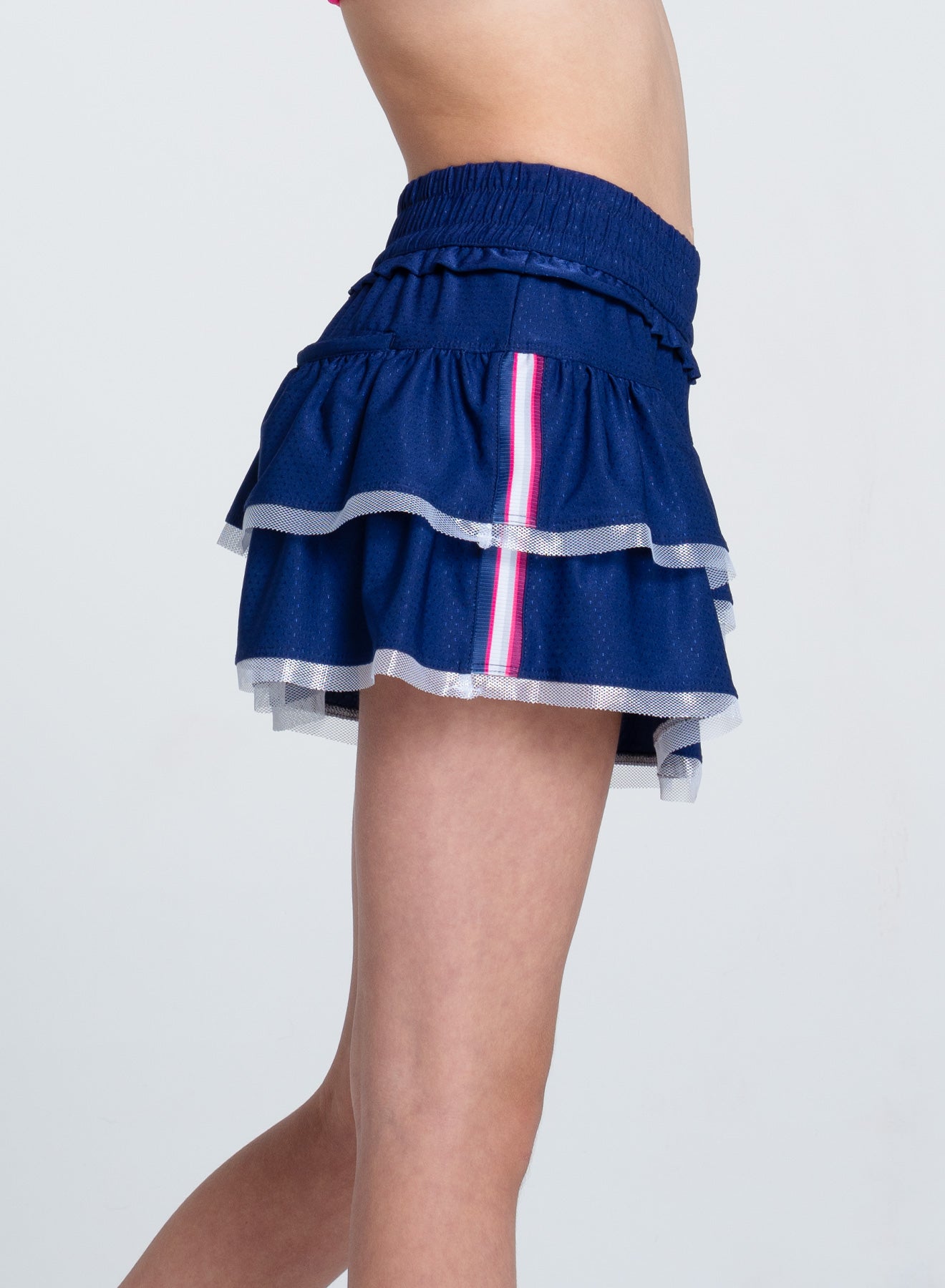 Berry Stripe Skirt- Girls