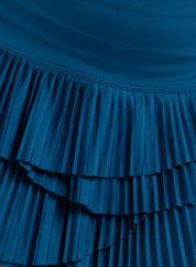 Ripple Tier Pleated Skirt