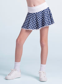 Spot On Flounce Skirt- Girls - XXS (4/5) / NAVY