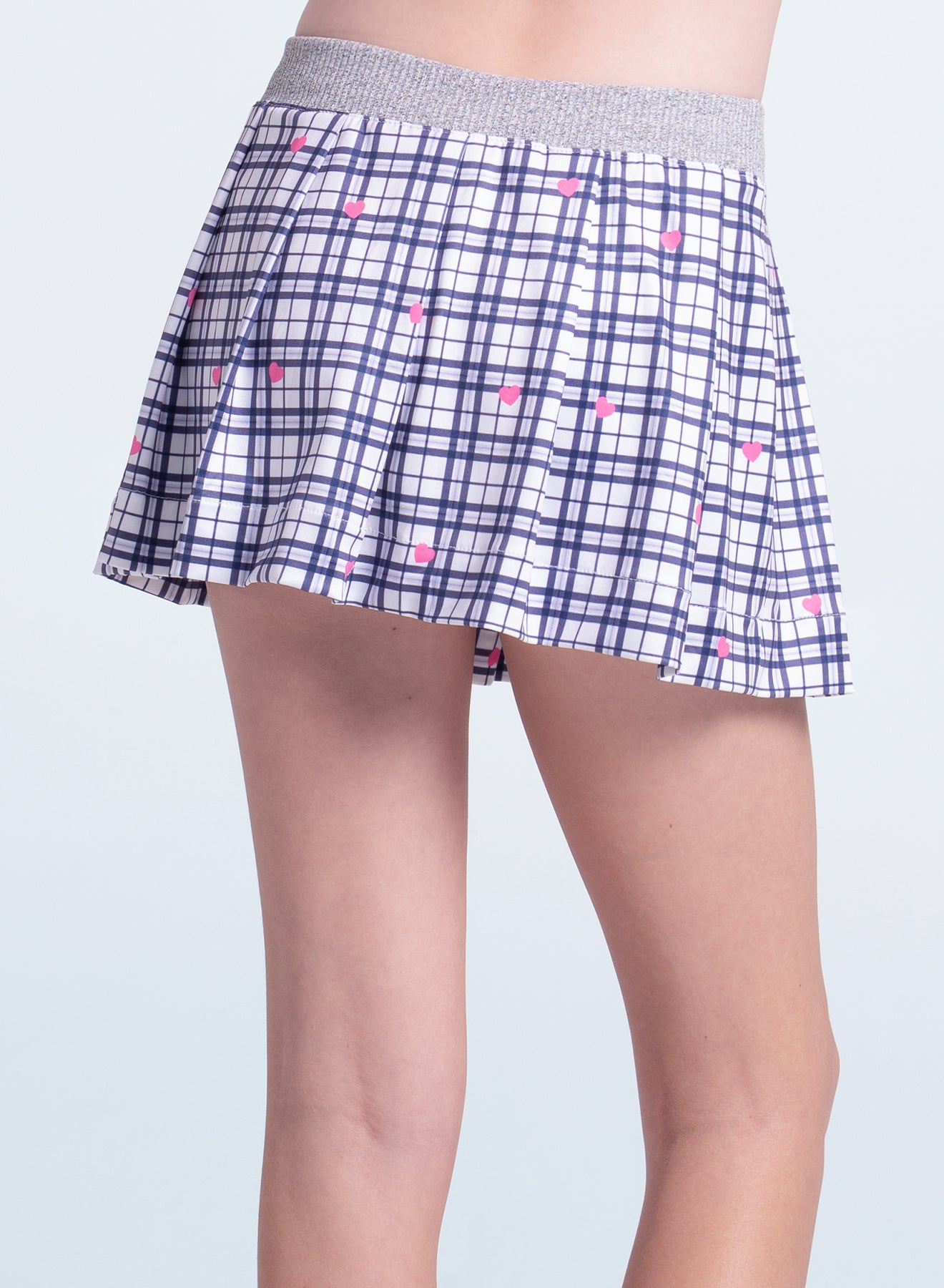 Plaid I'm Lucky Skirt