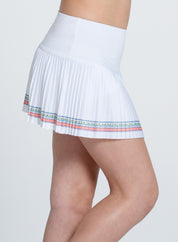 Lucky Stripe Pleated Skirt