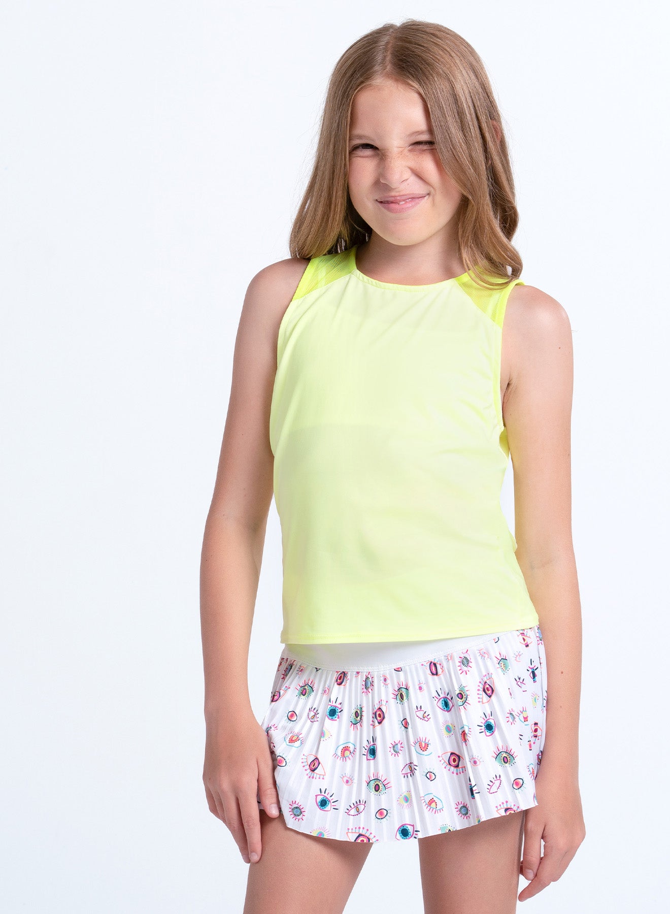 Eye On The Ball Pleated Skirt- Girls