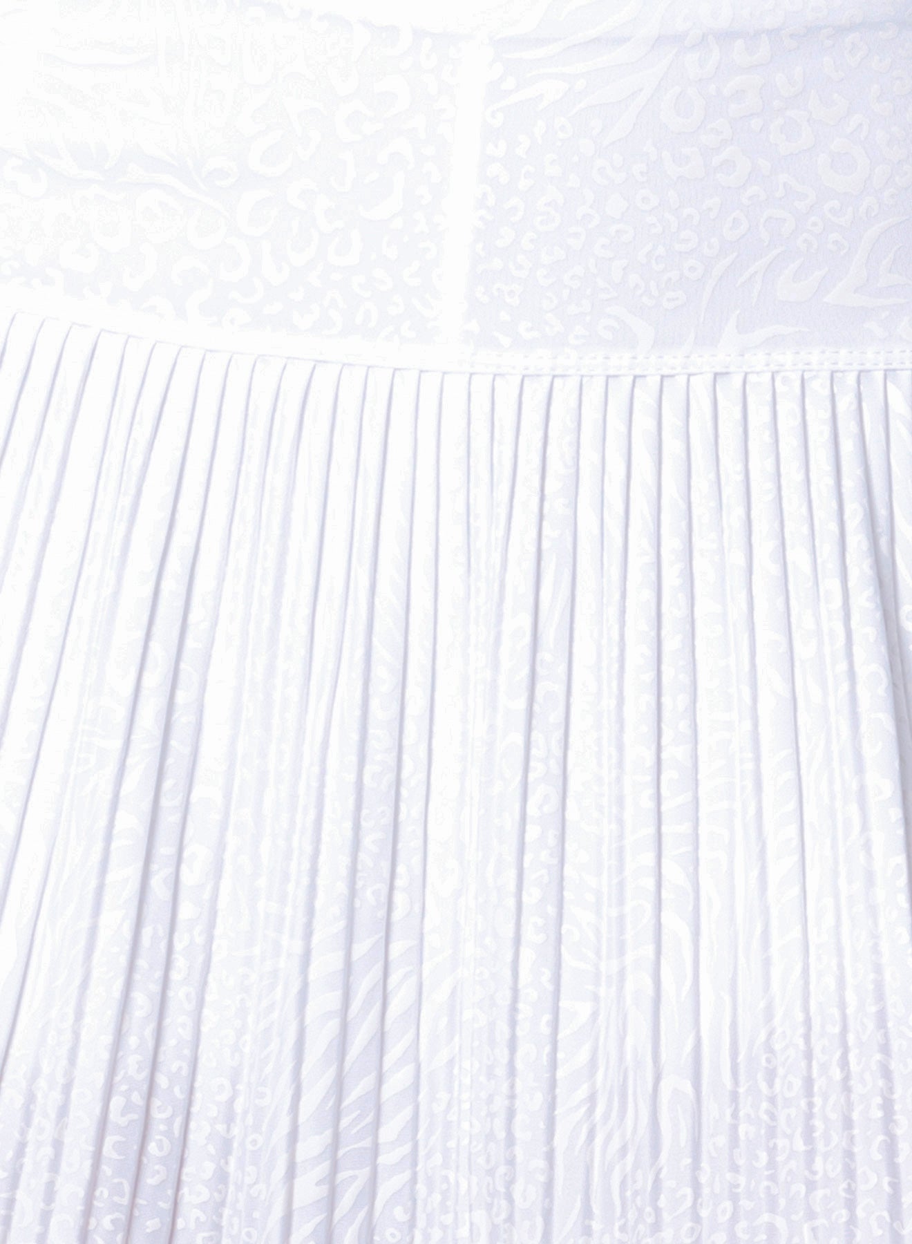 Cheetah Pleated Skirt