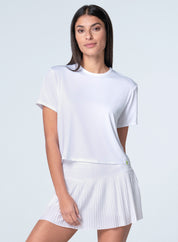 Cheetah Pleated Skirt