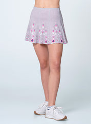 Midnight Flora Gore Skirt