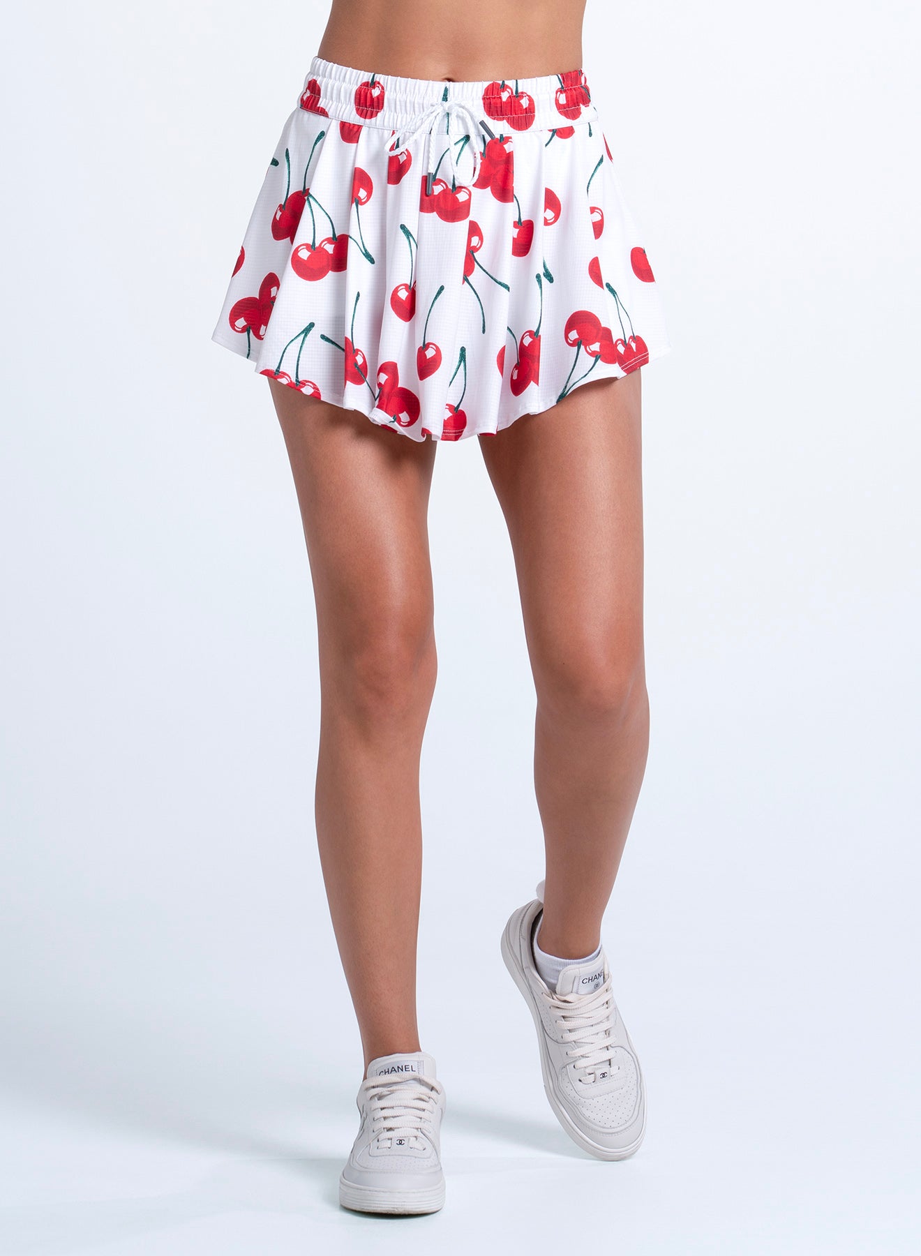 High Waist Cherries On Top Skirt