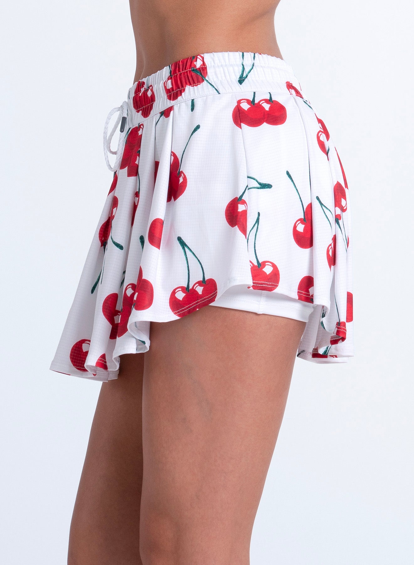 High Waist Cherries On Top Skirt