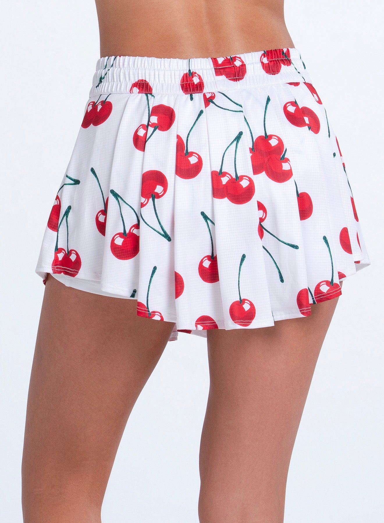 High Waist Cherries On Top Skirt