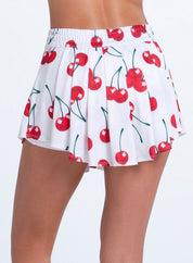 High Waist Cherries On Top Skirt