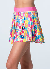 Margarita Pop Art Pleat Skirt