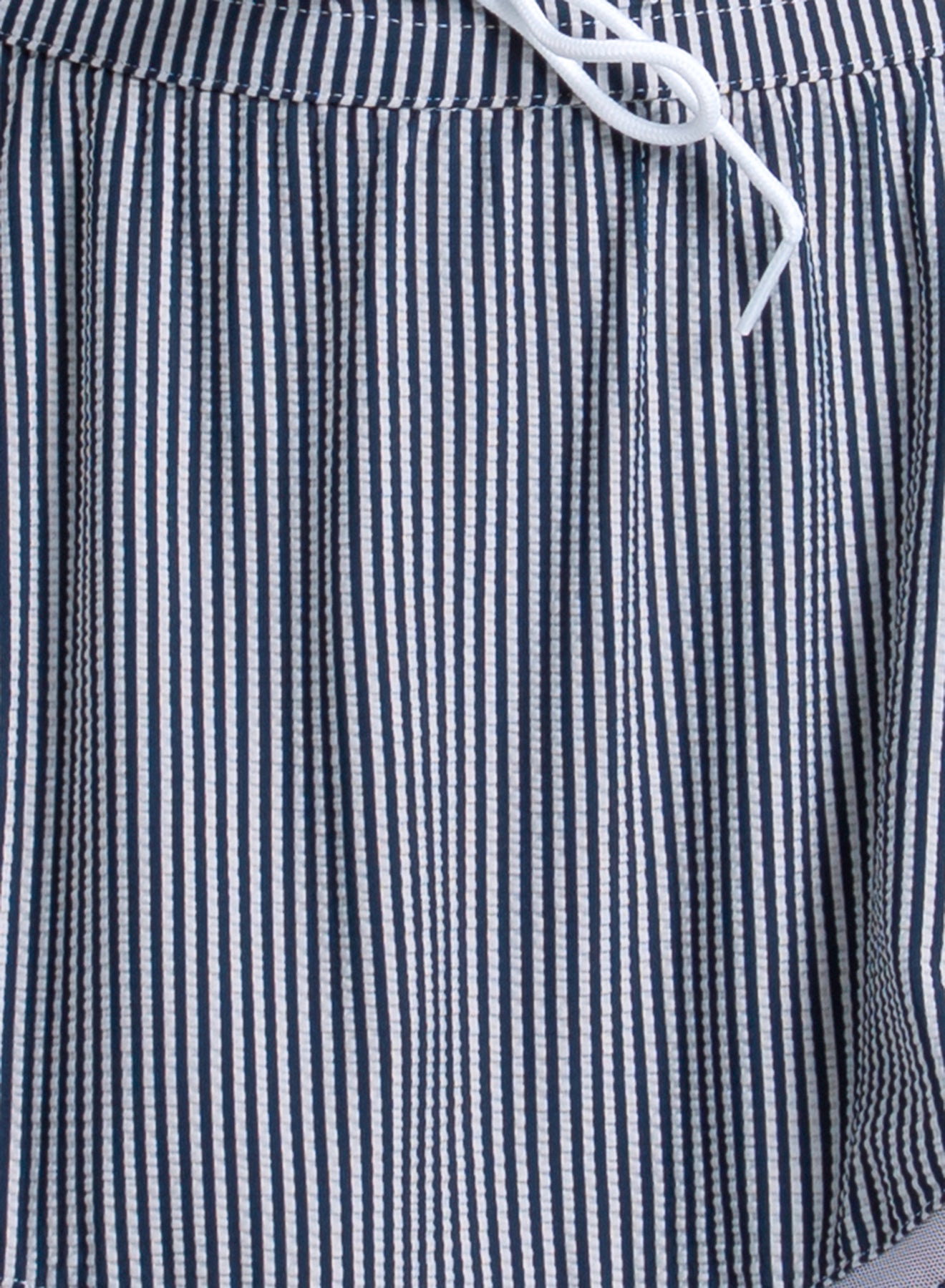 High Waist Seersucker Skirt