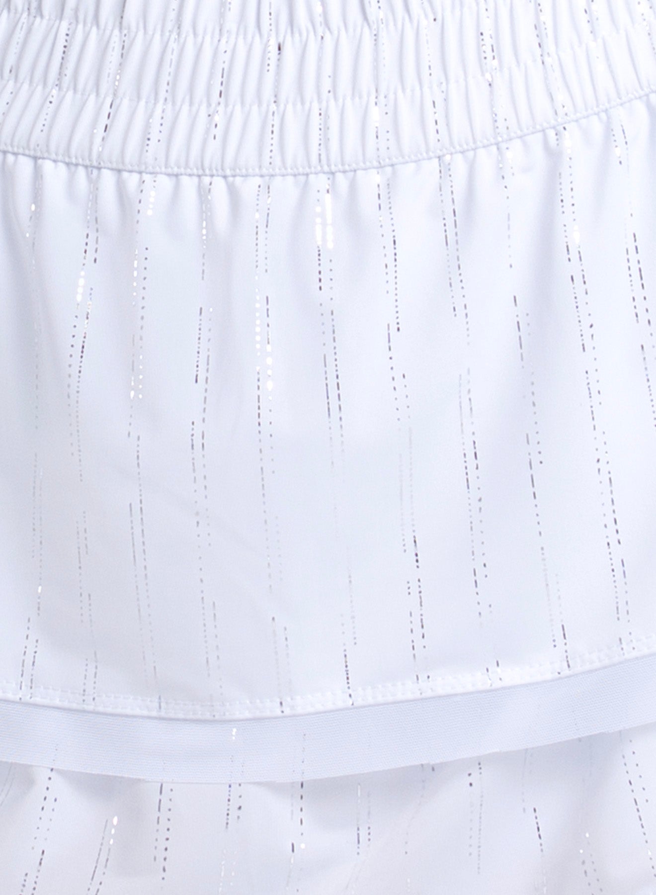 Distressed Pinstripe Skirt