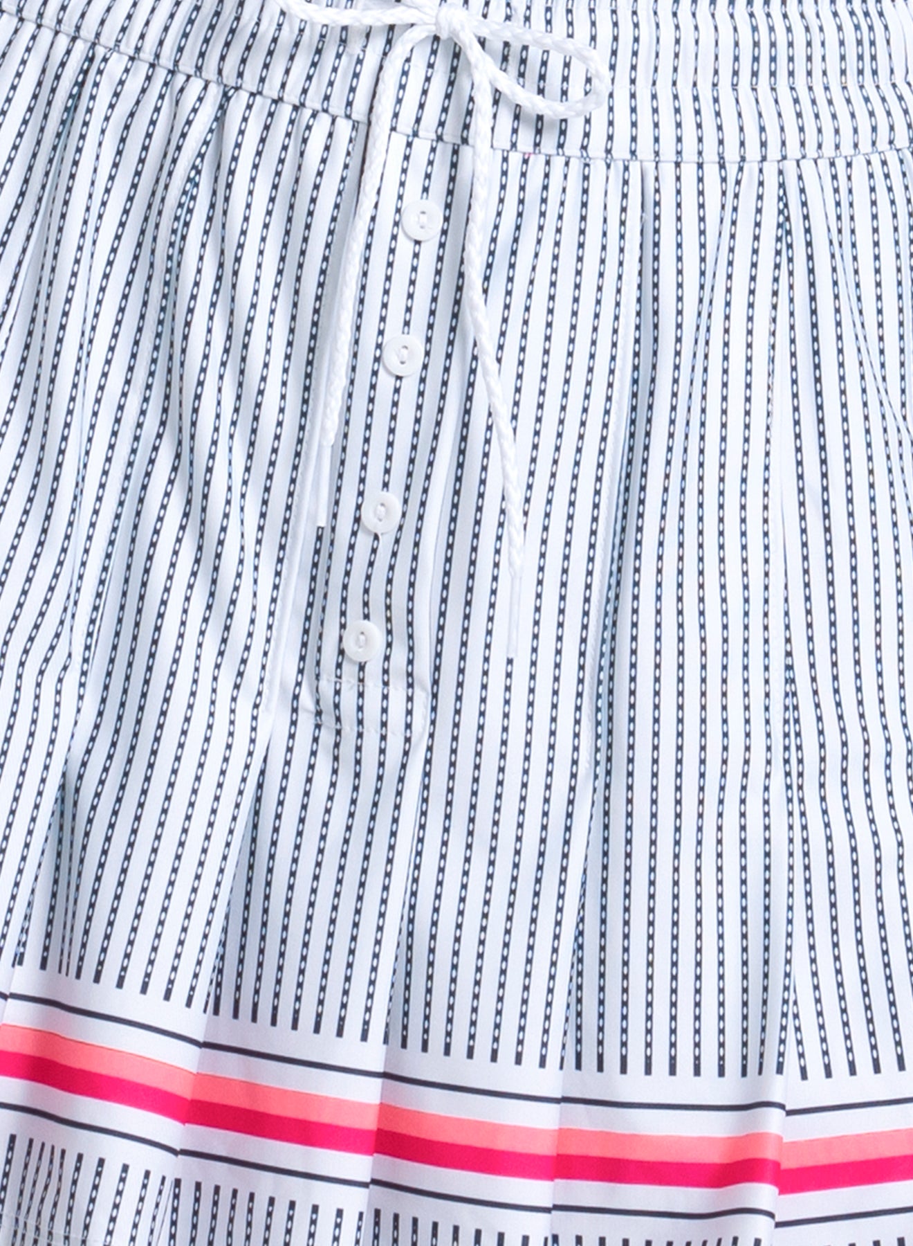 High Waisted Glow Stripe Skirt