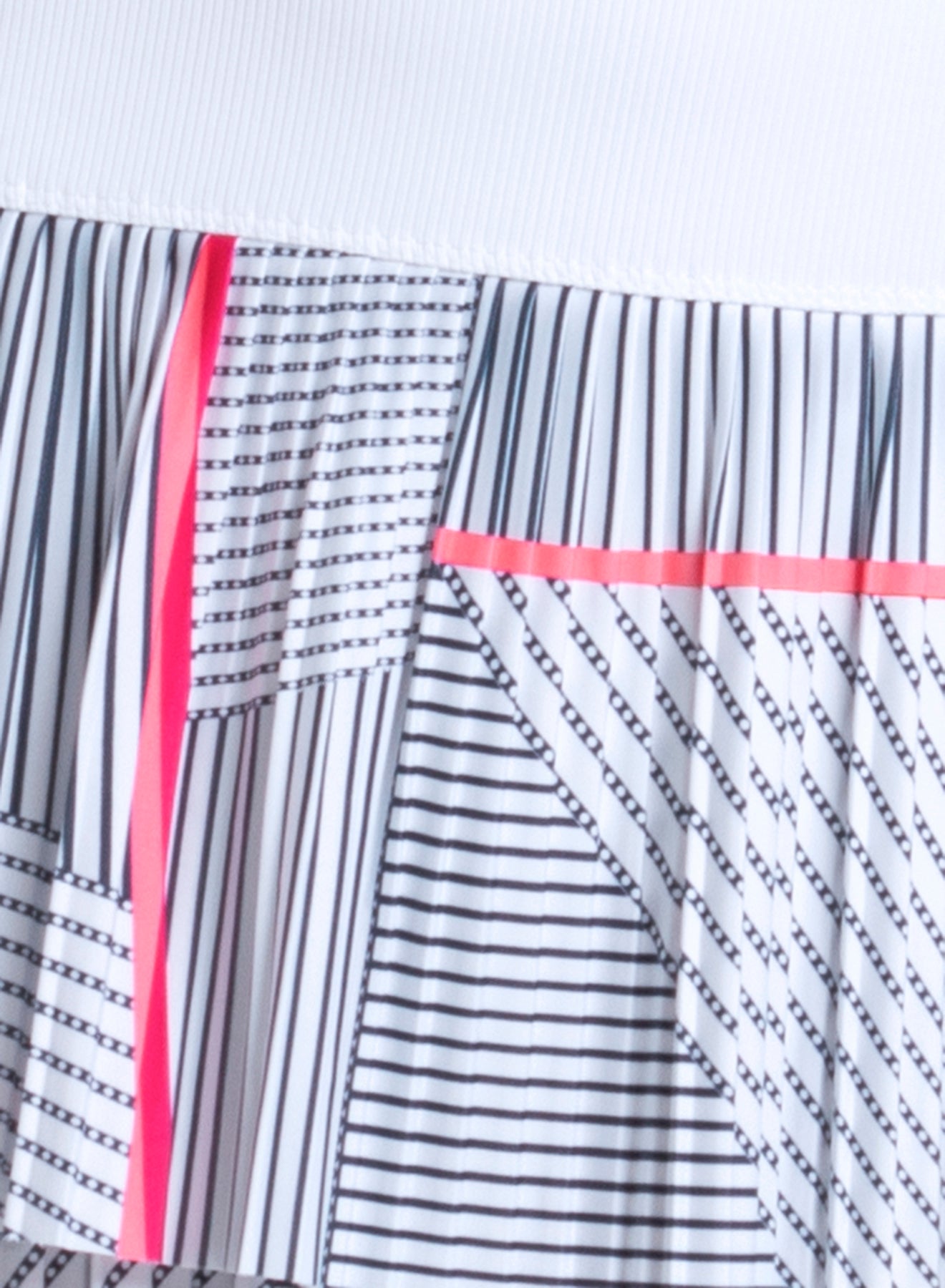 Geo Glow Pleated Skirt