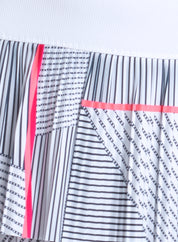 Geo Glow Pleated Skirt