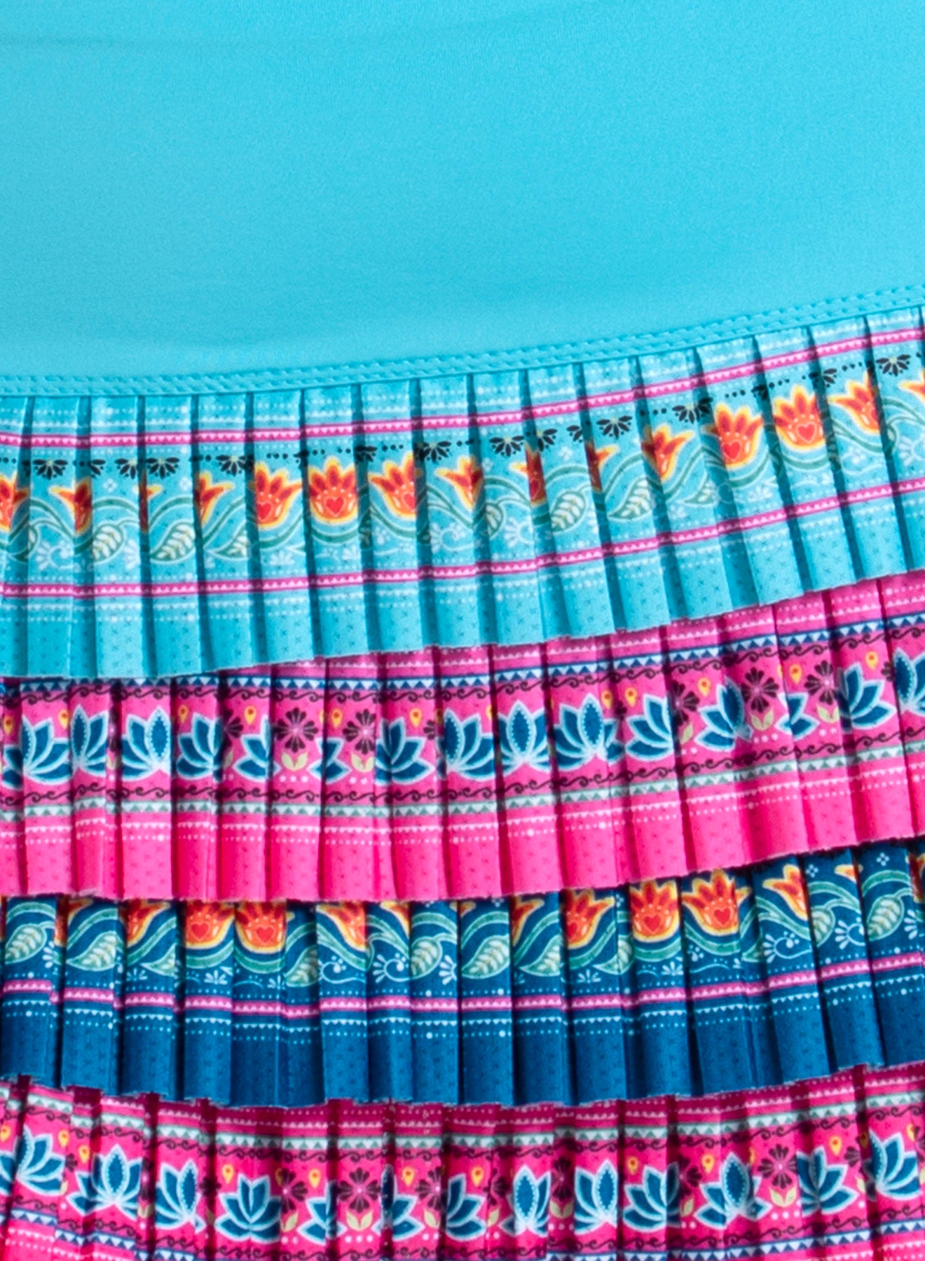 Tiny Garden Pleated Skirt