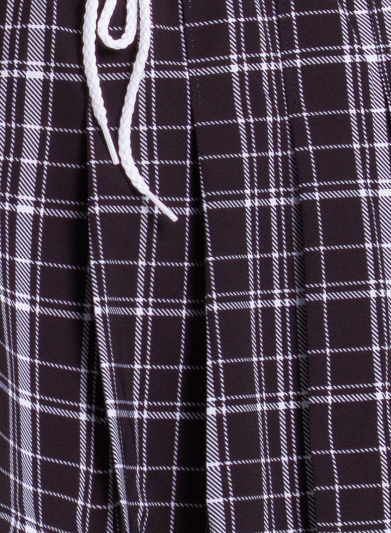 High Waist Positively Plaid Skirt