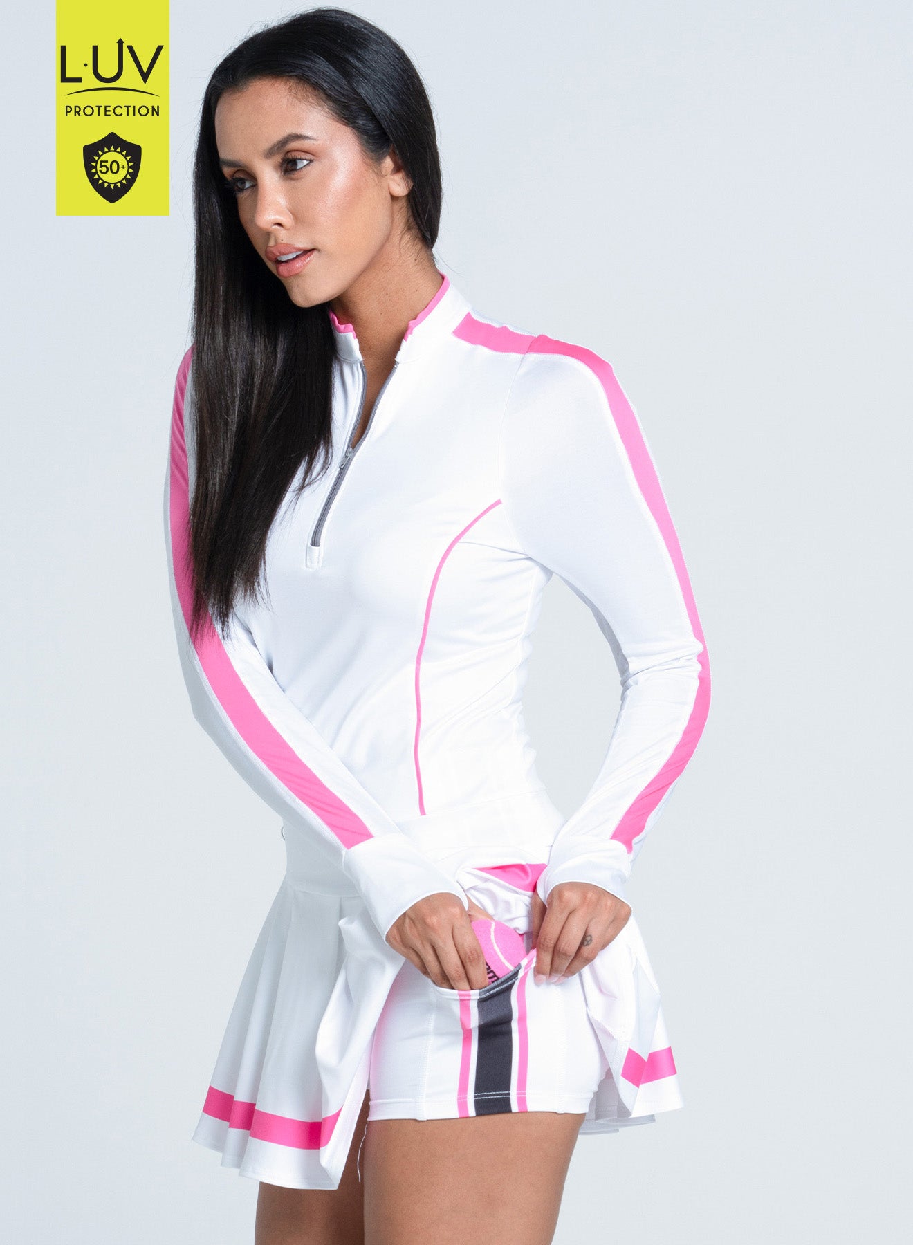 long sleeve white tennis dress Amazon.com: QINSEN Sport Dress for Women