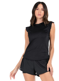 Bring It On Rib Tank - XS / BLACK