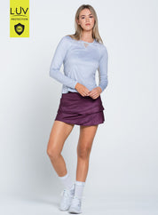 Heather High Low Breezy Long Sleeve