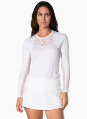 Lace Track Long Sleeve