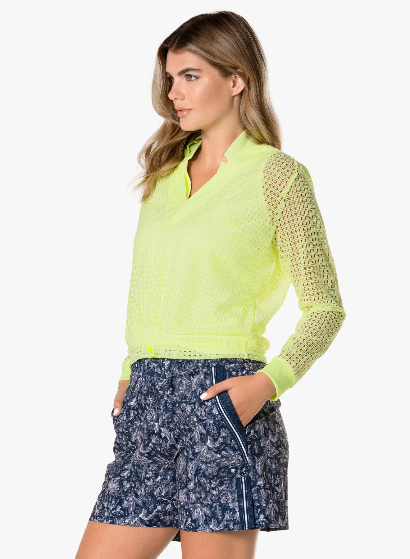 Tre Chic Basketweave Pullover