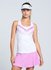 Mystic Petal Racerback Tank With Bra