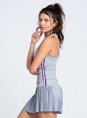 Berry Stripe Rib Tank