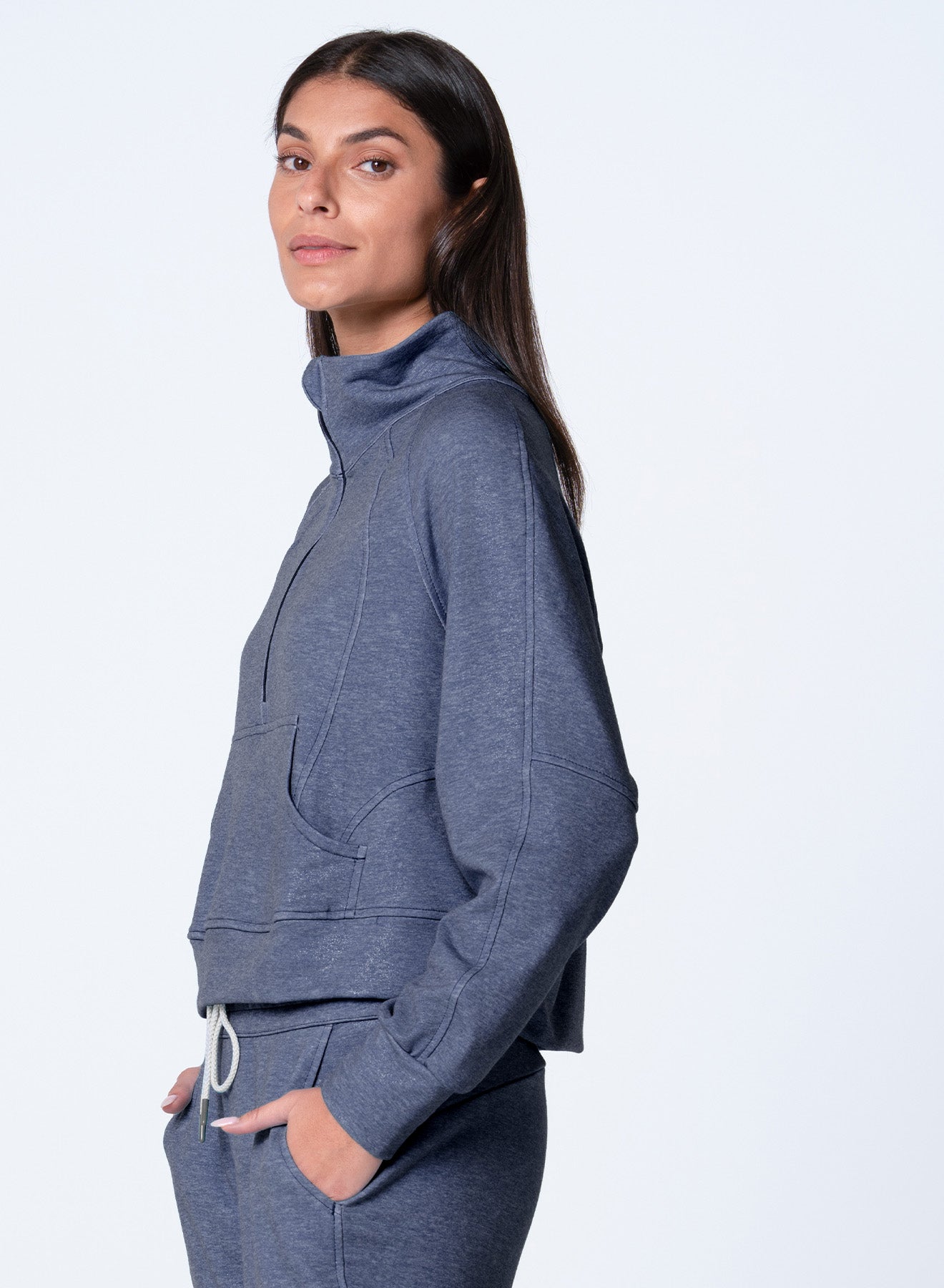 Renew 1/4 Zip Heather Long Sleeve