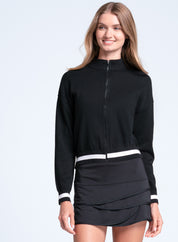 Rally Mock Neck Cardigan