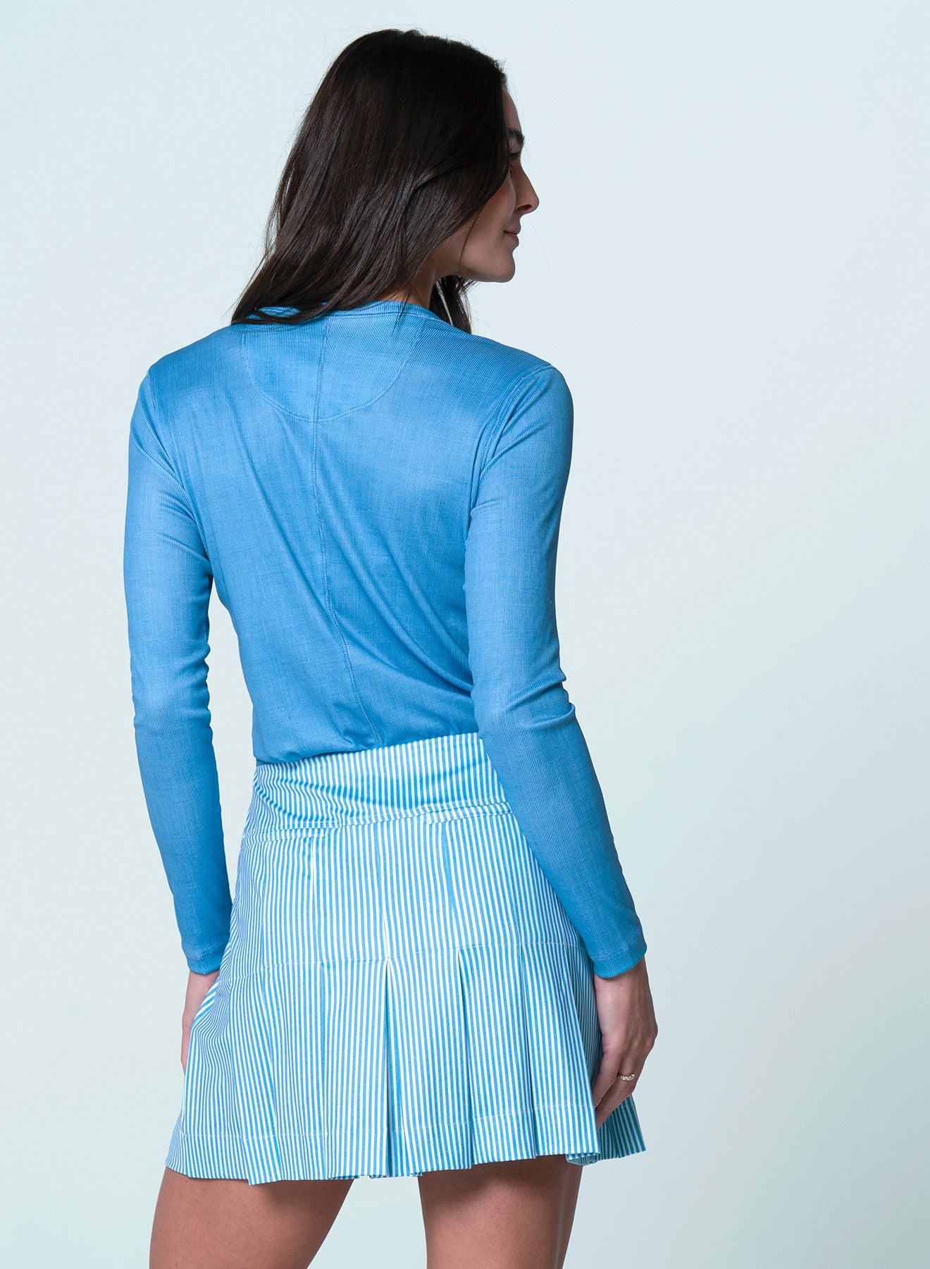 Linen Play Henley Long Sleeve