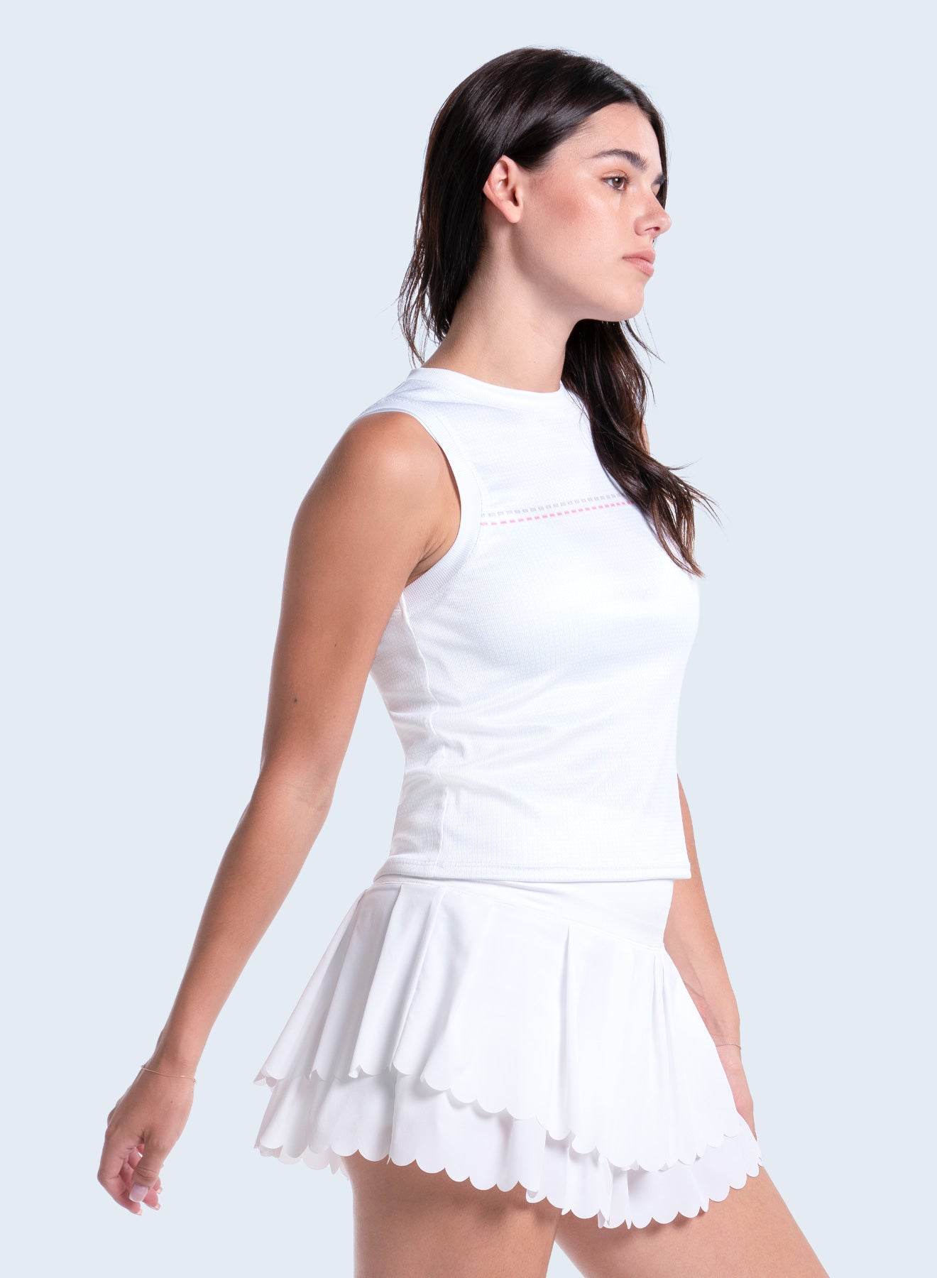 Weave Stripe Muscle Tank