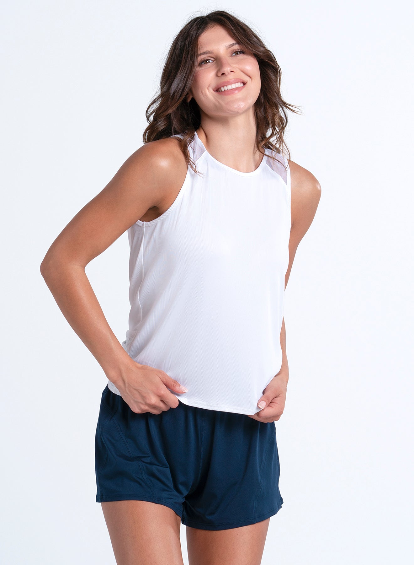 【 MARNO 】Mia tank / White Mia Tank – Lucky in Love