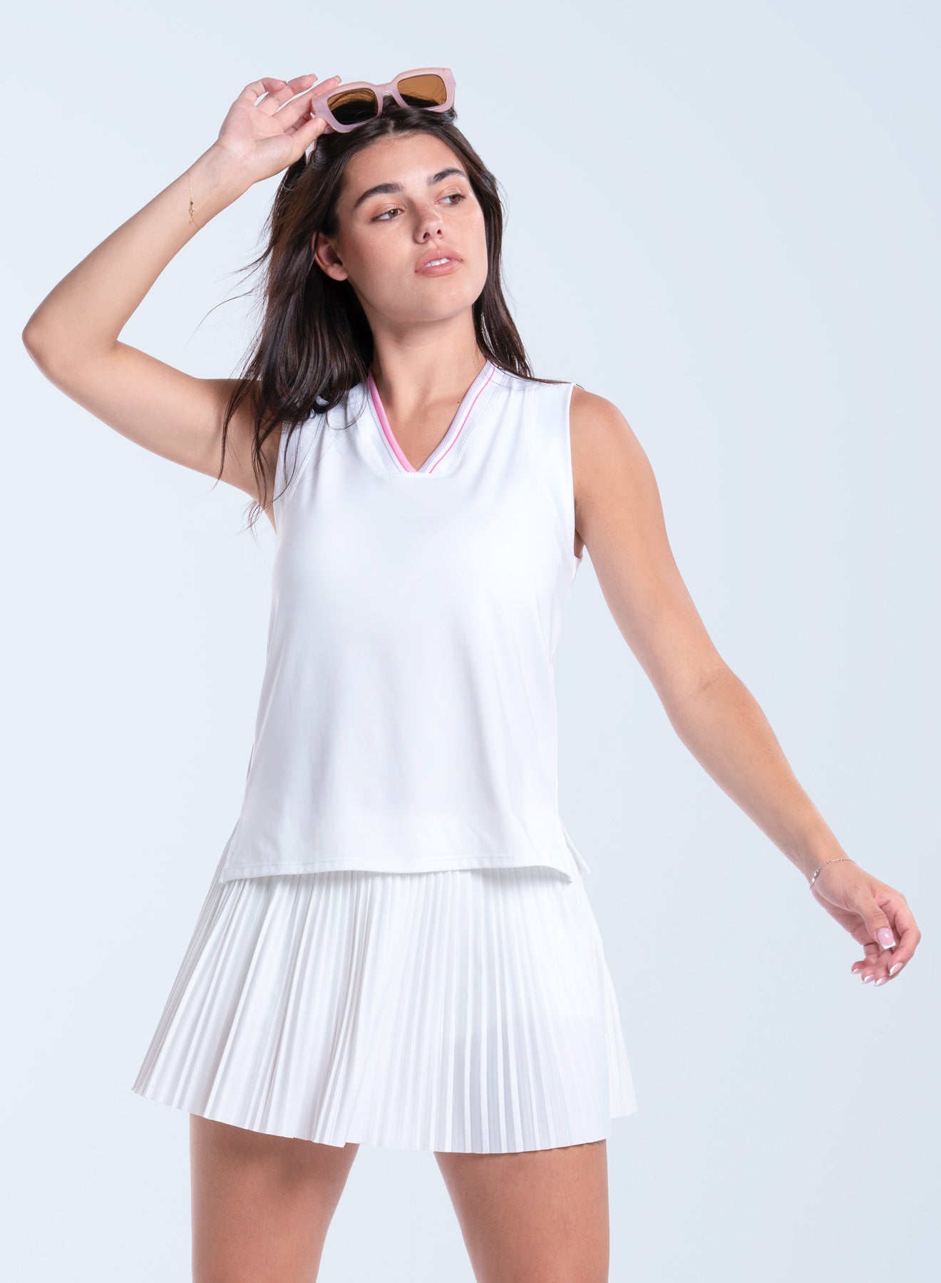 Weave It To Me V-neck Tank