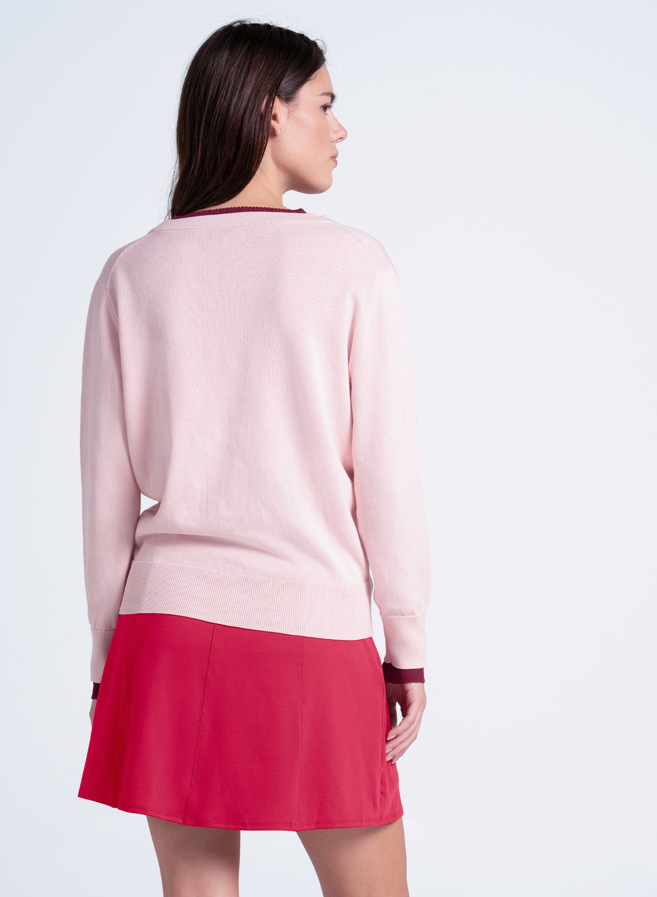 Double V-neck Sweater