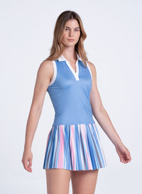 Rewind Polo Tank - S / PERIWINKLE