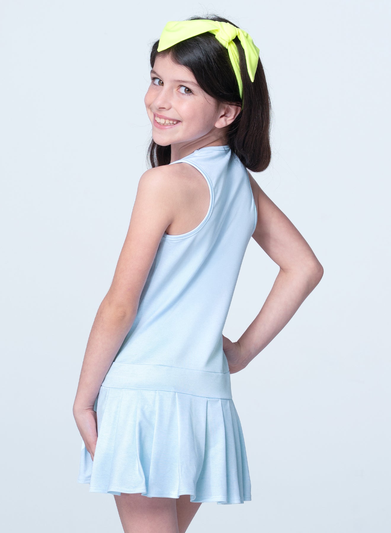 light blue tennis dress Lucky in Love - Kids Dresses - Dream On Dress - Bglz
