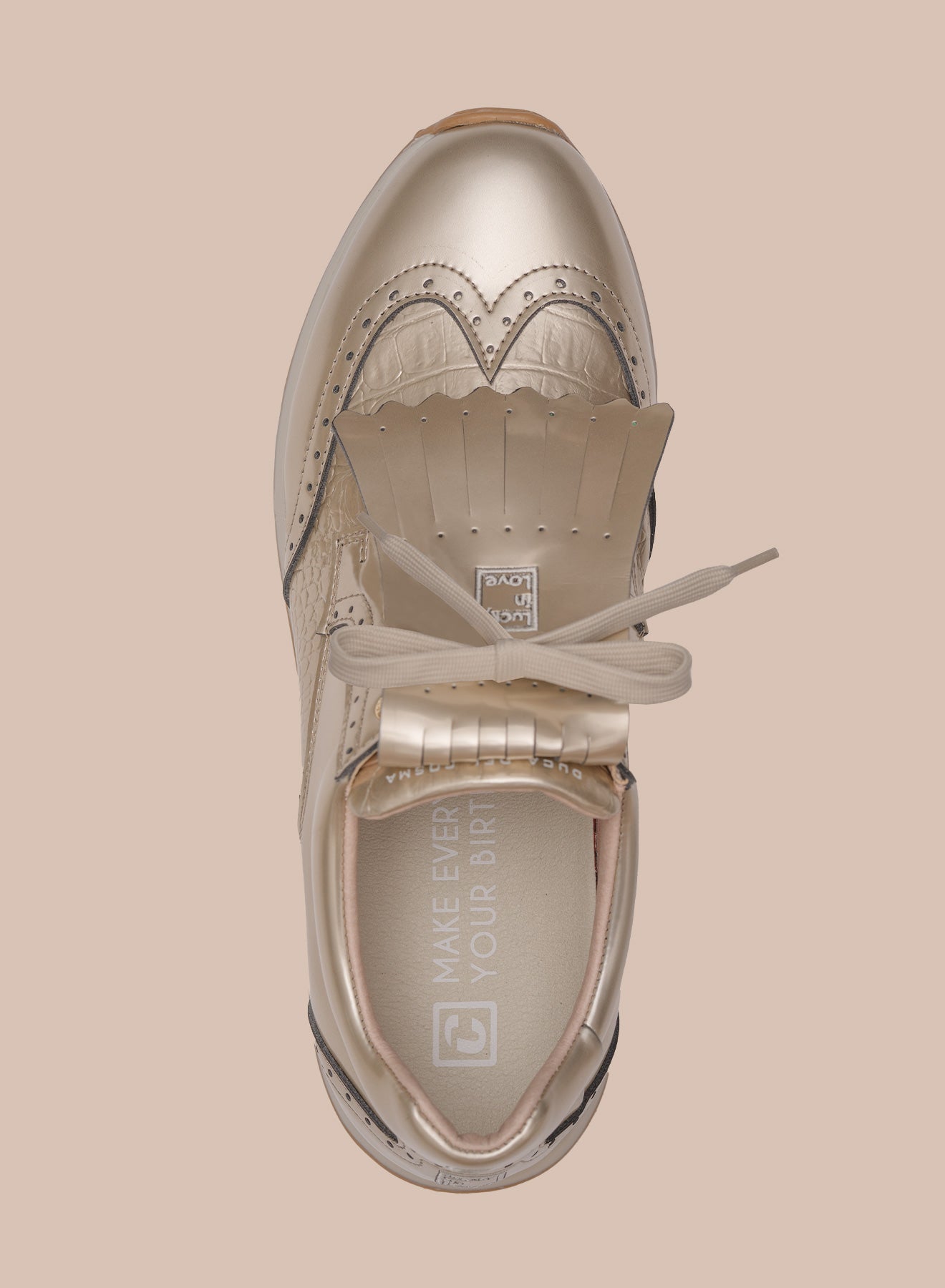 Lucky X Duca Del Cosma Gold Shoe